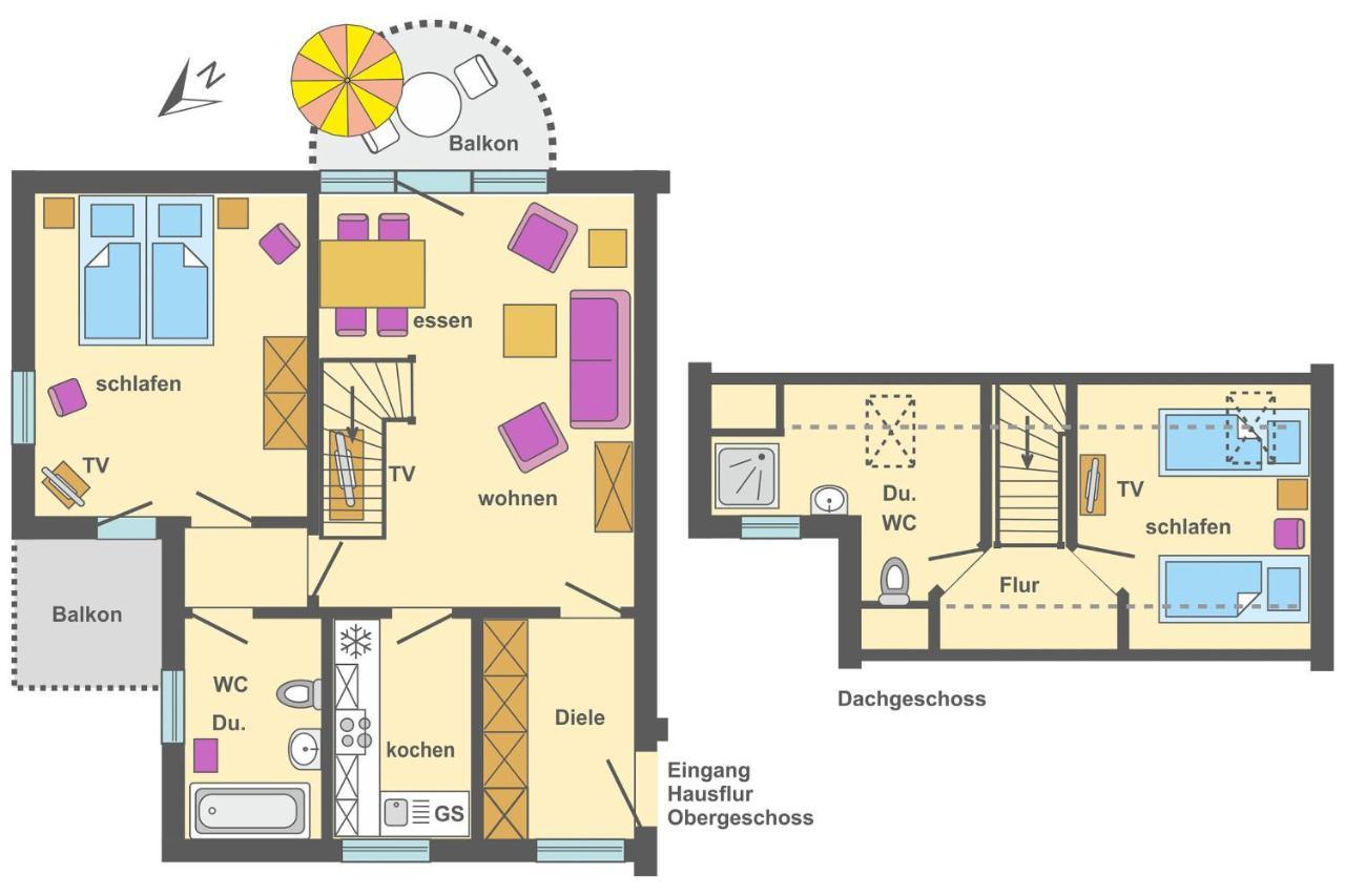 Ferienpark Freesenbruch Wohnung 4 4 - Seeschwalbe Zingst Ngoại thất bức ảnh